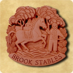 Personalised example of A personalised tile for a treasured pony or horse