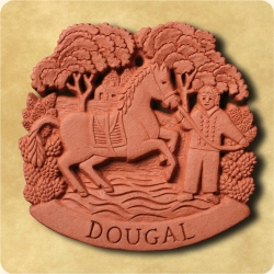 Personalised example of A personalised tile for a treasured pony or horse