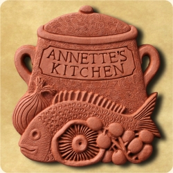 Personalised example of A personalised cooking pot for a great cook