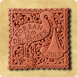 Personalised example of A personalised gift for a new Baby