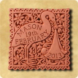 Personalised example of A personalised gift for a new Baby