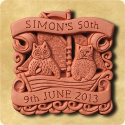 Personalised example of A personalised owl & pussycat for any occasion Personalised example of A personalised owl & pussycat for any occasion