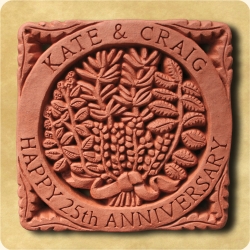 Personalised example of A personalised herbs tile for any message Personalised example of A personalised herbs tile for any message