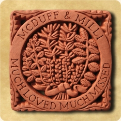 Personalised example of A personalised herbs tile for any message Personalised example of A personalised herbs tile for any message