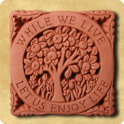 Personalised example of A personalised orange tree for any message Personalised example of A personalised orange tree for any message