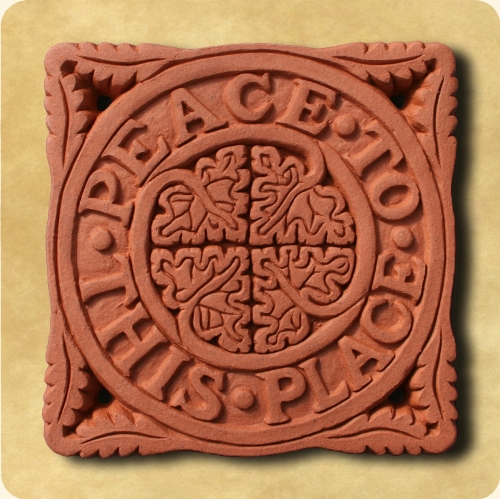 Somerset Blessing terracotta wall plaque Somerset Blessing terracotta wall plaque