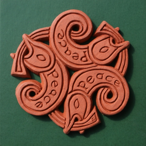 Three Fish - a Celtic inspired wall plaque Three Fish - a Celtic inspired wall plaque