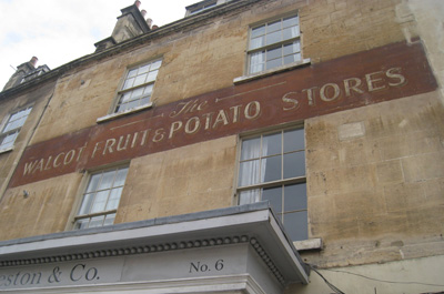 Walcot Fruit & Potato Stores Ghost Sign